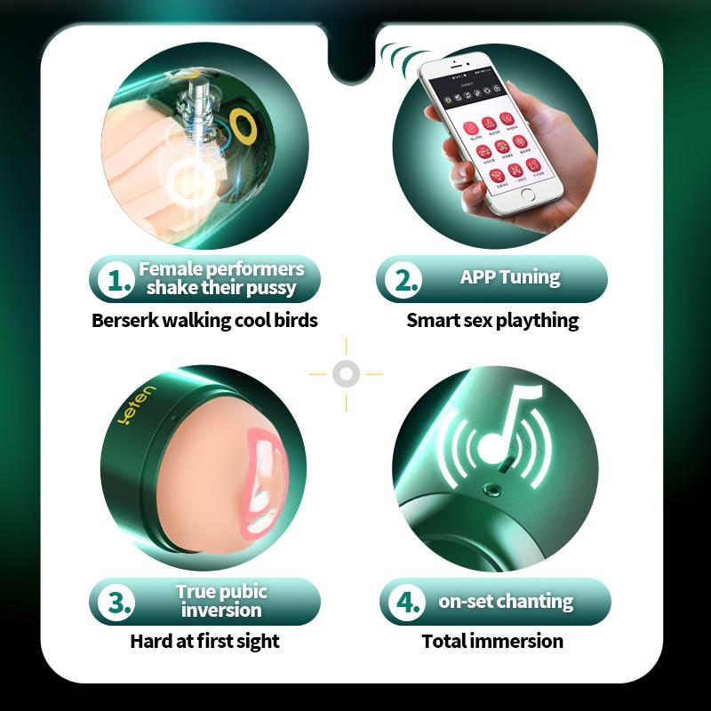 Automatischer Masturbationsbecher, männlicher Blowjob-Masturbator, Vagina-Vibrator, Flugzeugbecher, Sexspielzeug für Männer ab 18 Jahren