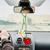 1pc Universal Auto Interior Pendant Car Strawberry Styling Ornaments Car Rearview Mirror Decroative Lanyard Car Accessories