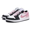 Jordan Air Jordan 1 Abrasion Resistant Low top Vintage Basketball Shoes Unisex Black Pink DC0774-101(Team1712-)