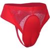 Pantalon Cache pour Devant 3 WNNKa007 [JXJ] Homme, Dentelle, Fermeture, Travestissement, T-back, Sous-vêtement, Sous-vêtement pour Garçon, Déguisement, Cosplay, Couleurs, (Rouge, L)