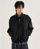Kiimuir Wool Harrington Jacket_Black