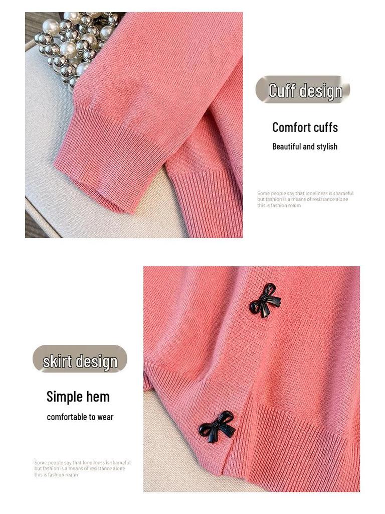 Plus Size Women's Loose Knit Cardigan Sweater, Bust 150/160, Size 350/8506