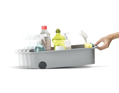 [Authentic] Joseph Joseph Cupboard Store Storage Caddy 85197, Gray, One Size