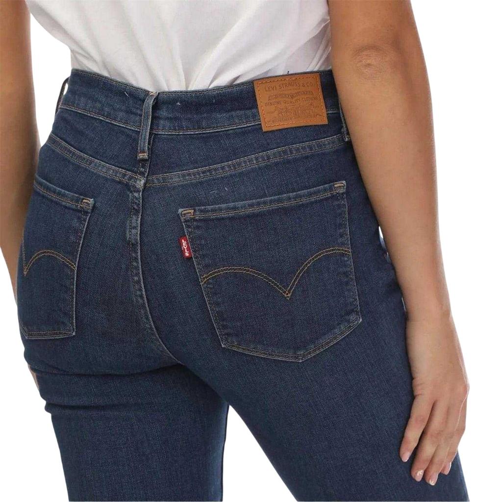 Levis Womens/Ladies Denim High Rise Straight Leg Jeans