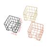 Iron Wire Note Block Holder Desk Notepads Holder Storage Box Memo Pad Holder Metal Mesh Note Box For Office 27x95x80mm
