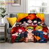 Cartoon Anime Naruto Blanket Couch Quilt Cover Travel Bedding Outlet Throw Blanket Flannel Blanket Bedspread