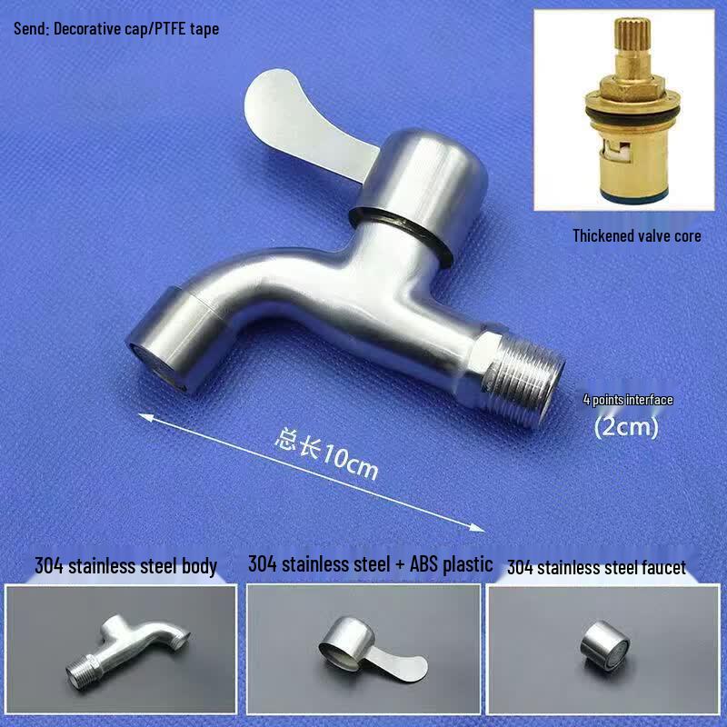 TLXT Stainless Steel Wall-Mounted Faucet