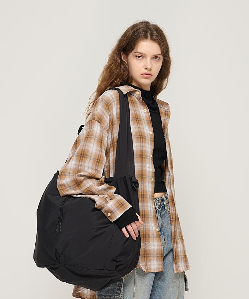 Cargobros For Woman Street Oversized Crossbody Shoulder Bag (Black)
