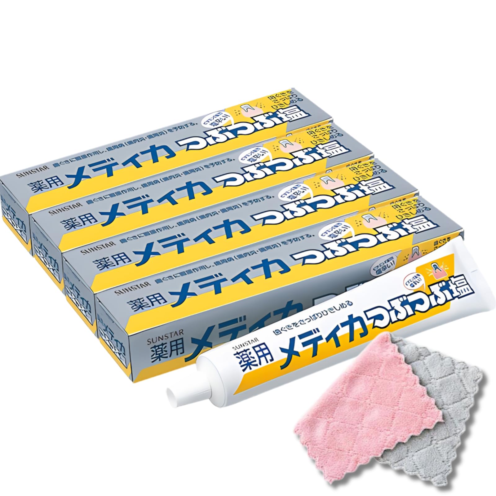 

Tsubu Salt Toothpaste Salt Toothpaste [4 sets] Bathroom sink cleaning cloth Original hand towel sheet