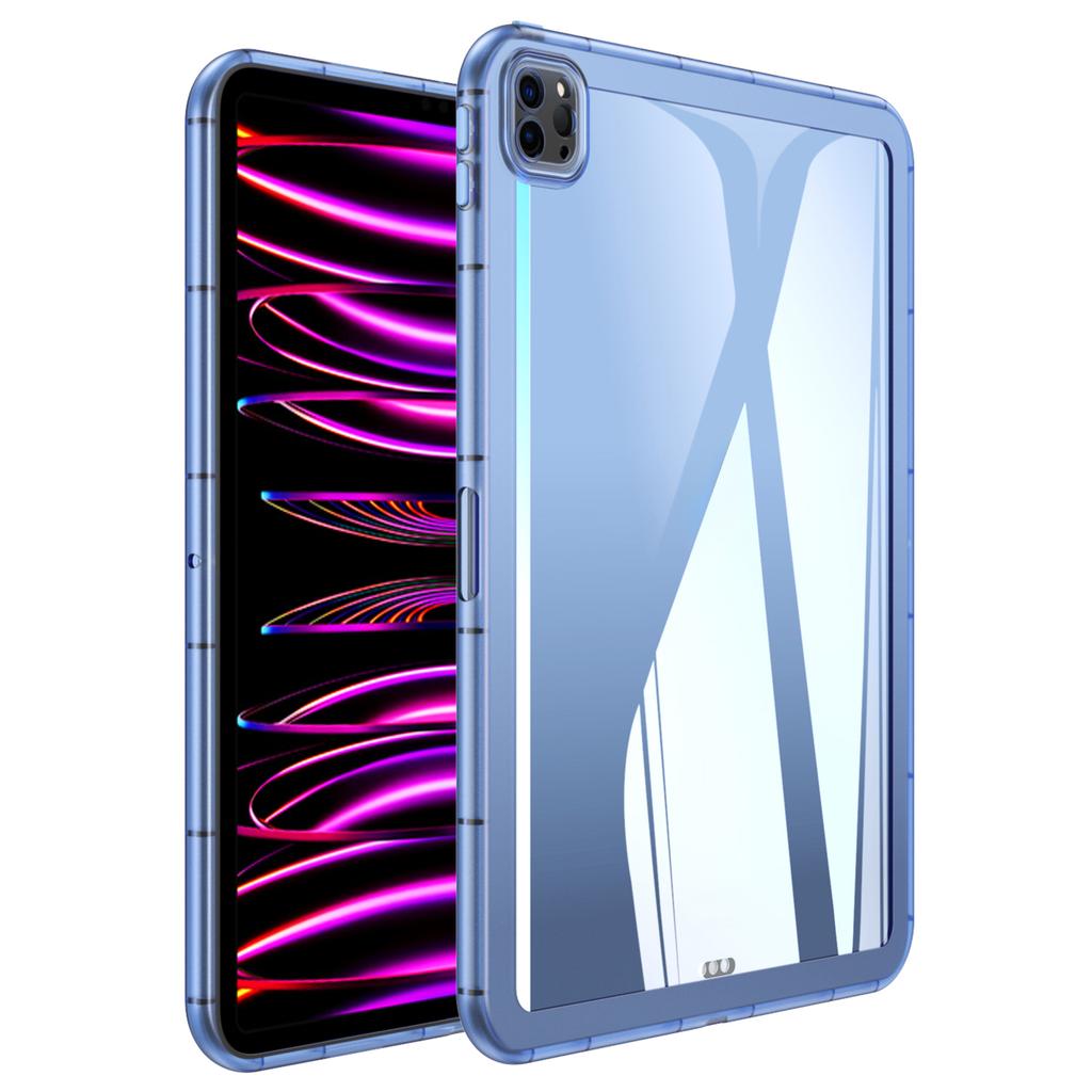 For iPad Pro 13 (2024) Case TPU Transparent Back Protective Tablet Cover
