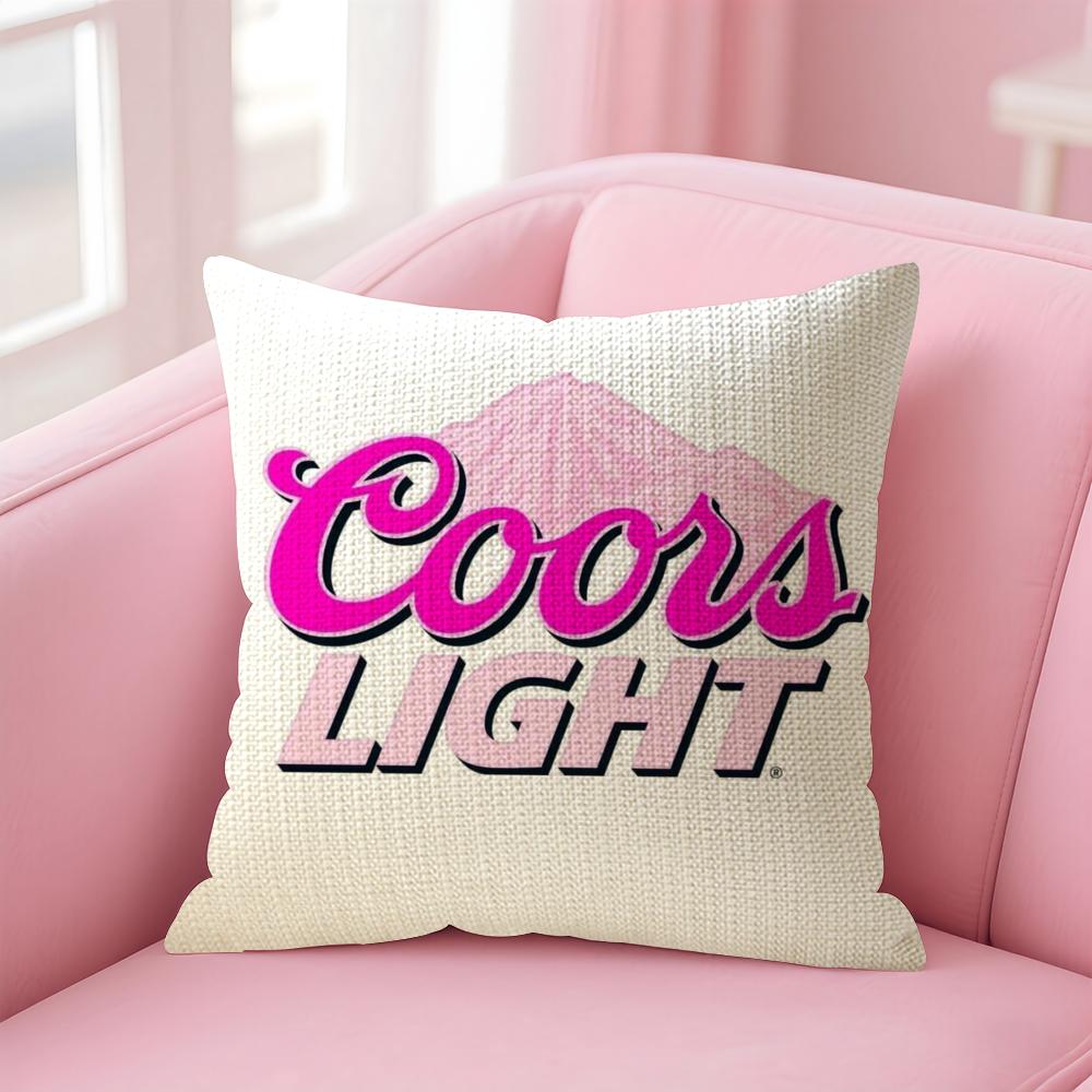 Fashion CCoors Classic Cushion Cover Natural Linen Pillow Case DoubleSided Print Decorative Sofa Pillowcase Home Decor Gift