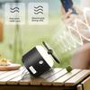 Portable multi-function outdoor spray camping lamp, mosquito killer spray, with small fan, can be hung, can put mosquito repellent, perfume