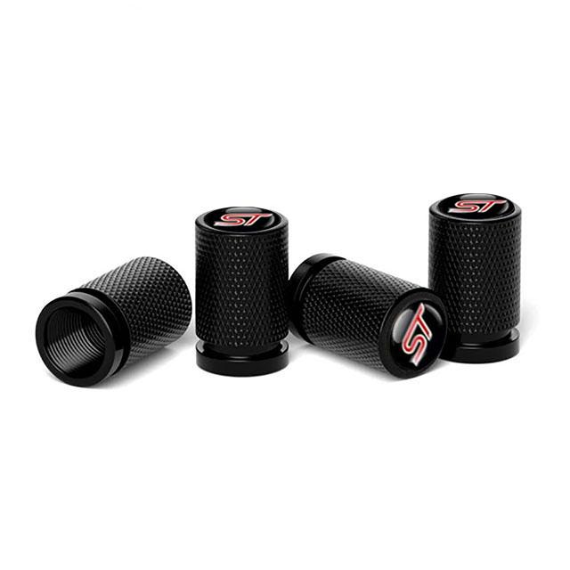 ZKBGQ1 4Pcs/set High Quality Car Valve Caps Stem Case Covers For ST Line Accessories Wheel Valve Dust Caps Tyre Rim Stem Cover For Ford
