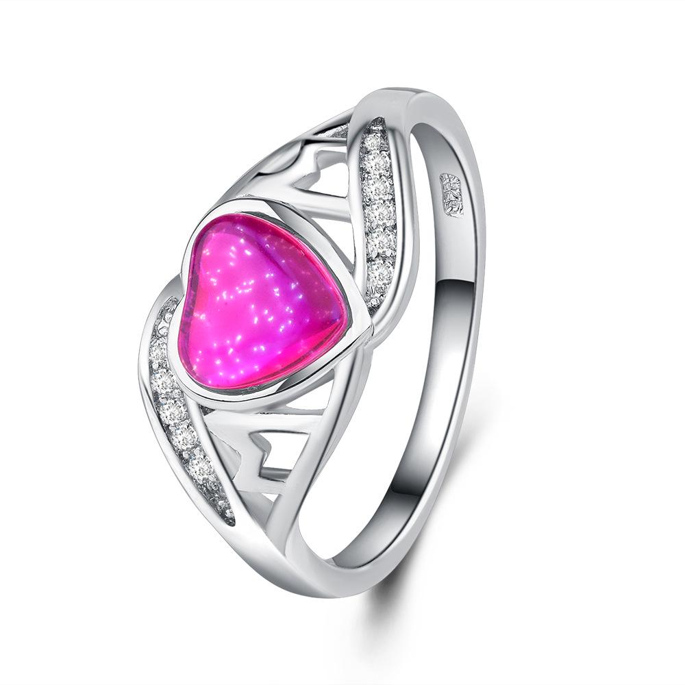 

Love Mothers Ring Day Gift Mom Inlaid Diamond Jewelry For Decoration Womens NO.6≈Diameter 16.5mm