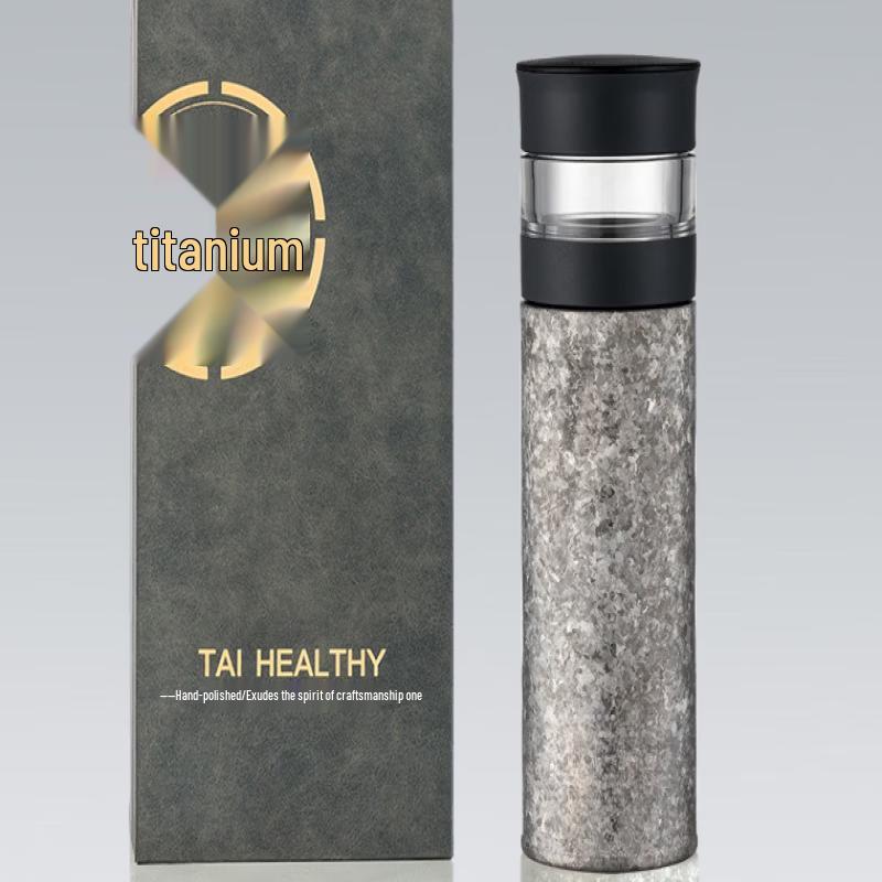 Shangqi Double-Layer Titanium Tea Infuser Insulated Mug