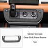 For Land Rover Defender 110 90 20-26 Center Console Gear Shift Panel Frame Suede Gear Shift Knob Protector Cover Accessories