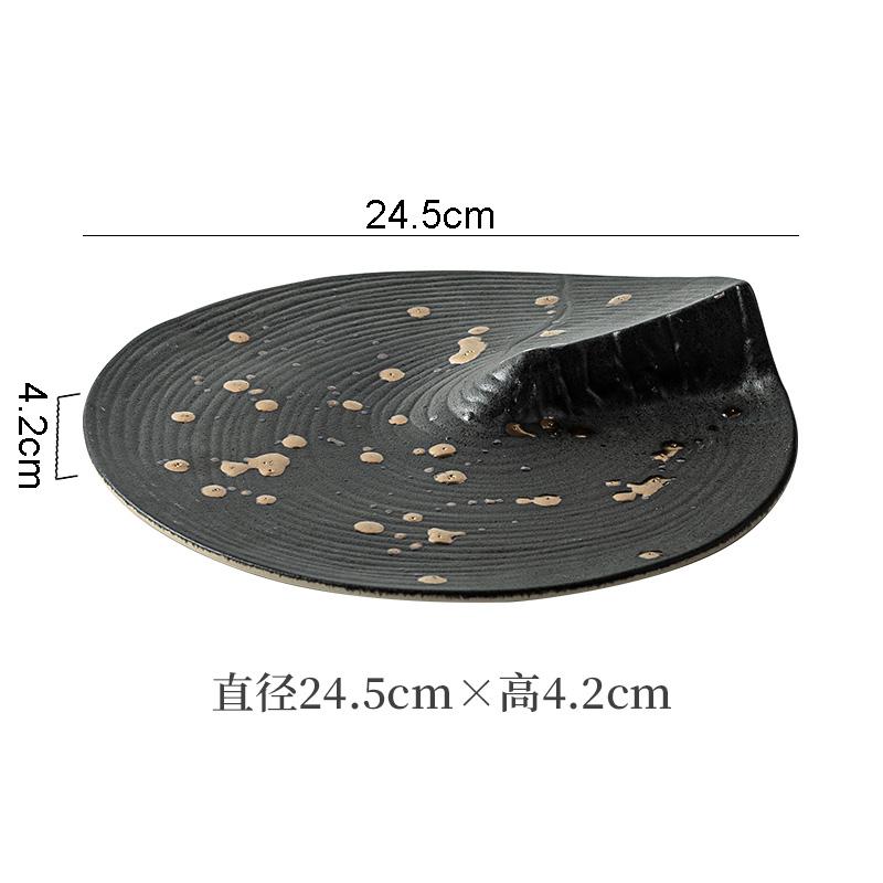 Creative Irregular Ceramic Dessert Plate Steak Plate Sushi Plate Service Plates Restaurant Molecular Cooking Specialty Tableware