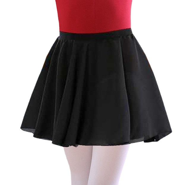 Vielseitige und elegante Kinder-Tanzrockschürze aus 100D-Chiffon