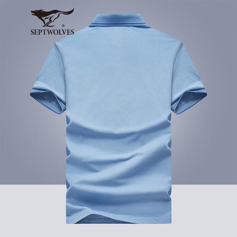 

SEPTWOLVES Мужская легкая футболка-поло 5A 175/92A