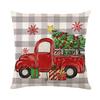 Christmas Linen Pillow Cover Christmas Decoration Sofa Pillow Living Room Pillow Cover Home