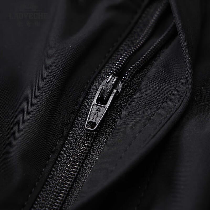 Pánské ležérní kalhoty se středním pasem a rovnými nohavicemi s vysokou elasticitou pro starší muže