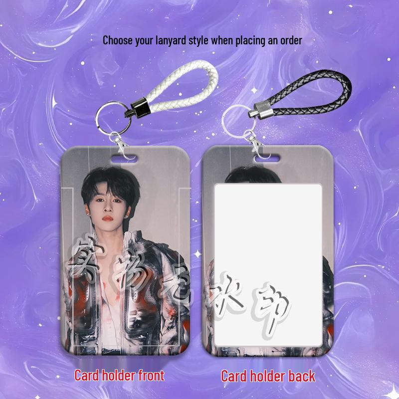 Zhuo Yuan Schiebe-Kartenhalter: Schützt Campus-, Essens-, Zugangs- und Buskarten mit Schlüsselband