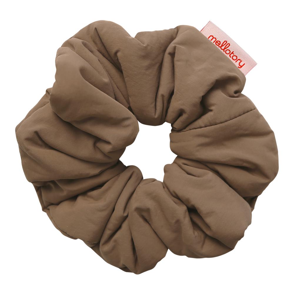 Mellotory Cushion Big Hair Scrunchie (Brown)