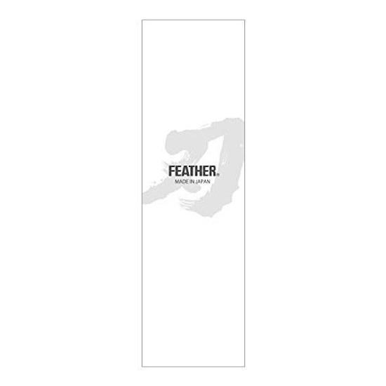 FEATHER Samurai Edge Haupteinheit (mit Klinge) + 12 Ersatzklingen Hergestellt Japan 3-Klingen Rasierer T-Form Rasur Herren