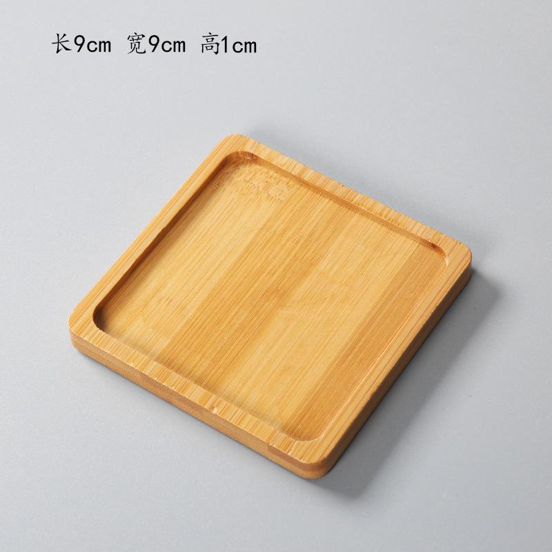14 Style Round Square Flower Pots Planter Bamboo Tray Wood Gardening Supply Holder Home Decor Anti-Fade Simple Elegant Design