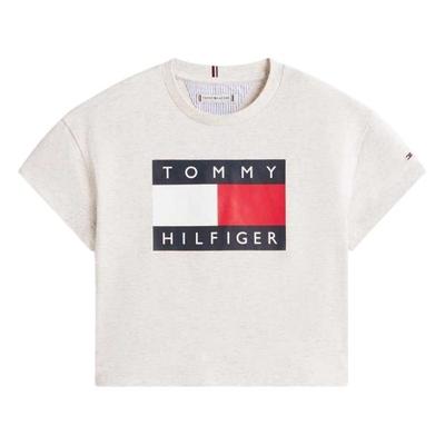 Top Corto Relajado con Logo Heritage para Niñas