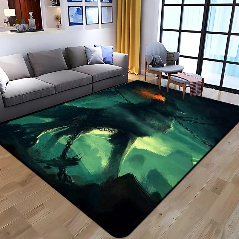Best Selling Wolf Art Printed Carpet for Living Room Large Area Rug Soft Mat E-sports Chair Carpets Alfombra Gifts Dropshopping
