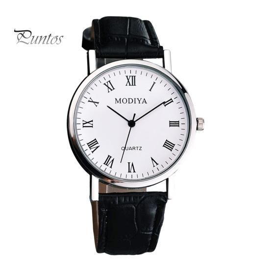 Men Dress Watch Watches Chronograph Casual Analog Quartz Movement Belt Strap Wristwatch Gift for Boyfriend Father Sleek