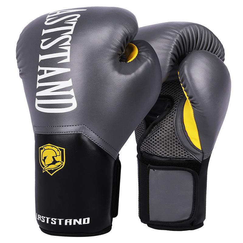 

Перчатки для бокса MMA Muay Thai для мужчин и женщин Sanda Combat Sandbag Punching Перчатки Оборудование для тренировок по тхэквондо 10oz серый