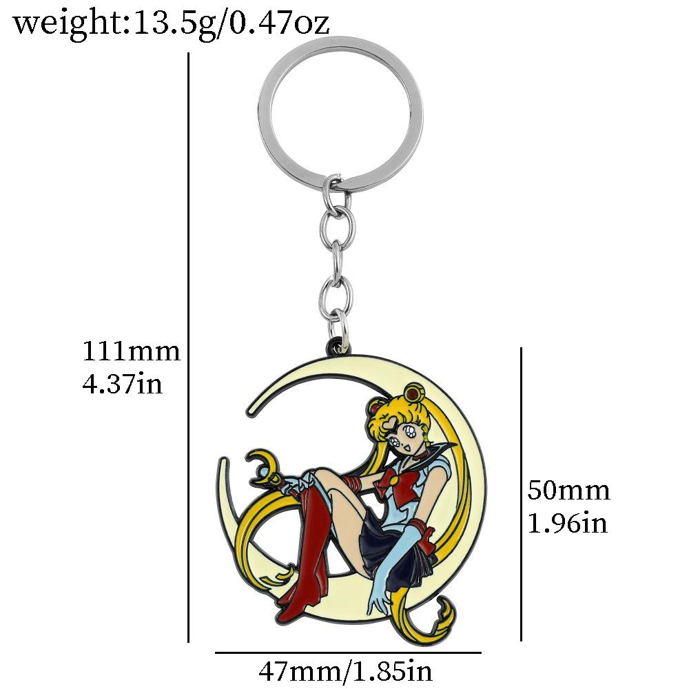 

Anime Sailor Moon Keychain Necklace Women s Fashion Cosplay Accessory Birthday Gift Manga Toy