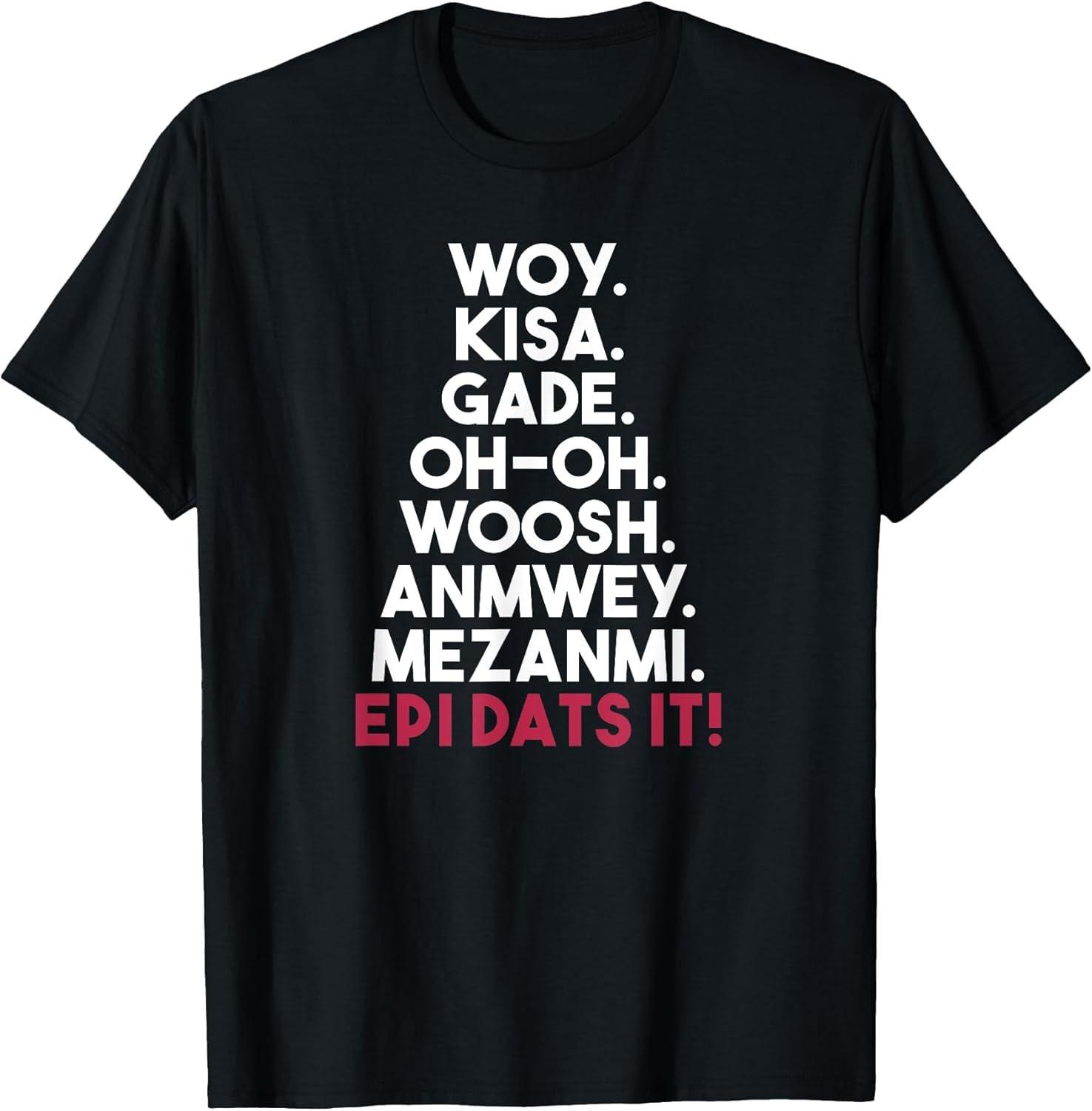 Funny Haitian Sayings: Sak Pase? - Haiti Pride Cotton Tee - MADE IN USA XXL