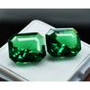 Garnet Emerald Cut Pair Green CERTIFIED Ring Size 19 Ct Natural Loose Gemstone