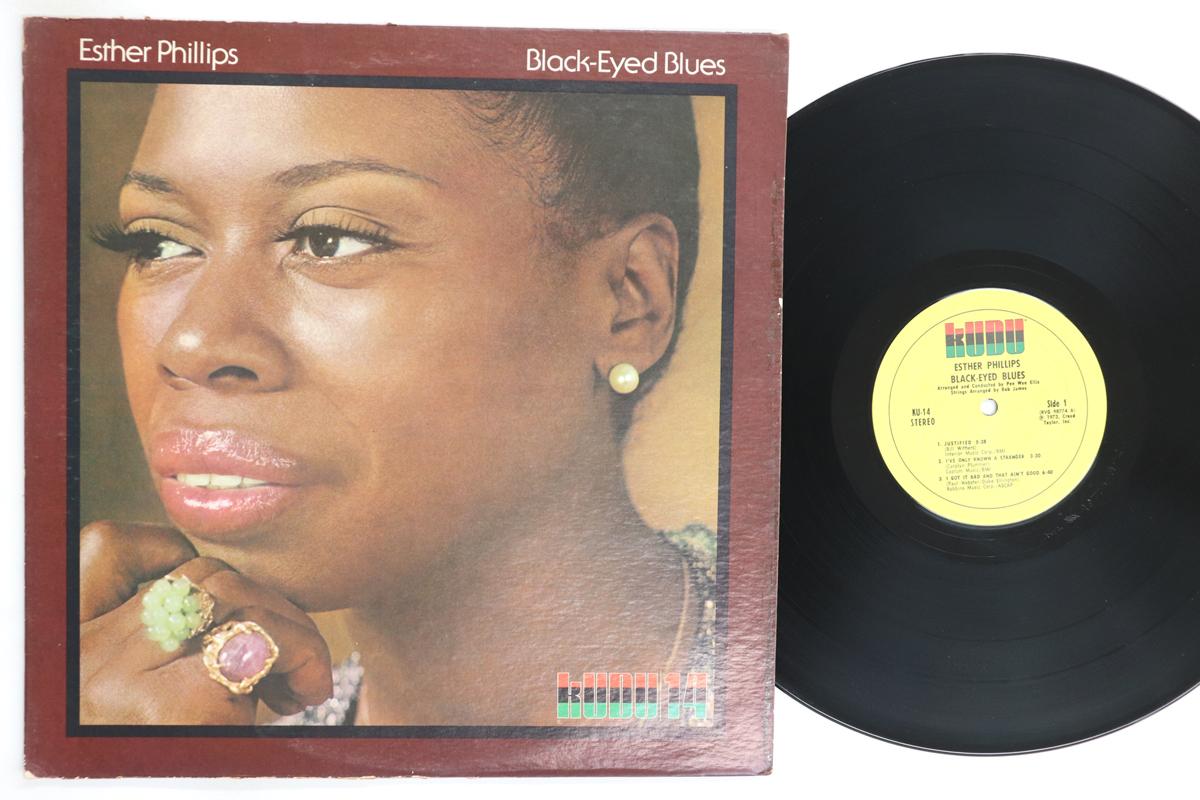 

LP Record ESTHER PHILLIPS Blackeyed Blues KU14 KUDU 1973 US SoulFunk Used