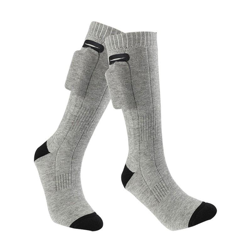 Smart Electric Heated Socks for Skiing and Warmth – Cotton Heating Socks