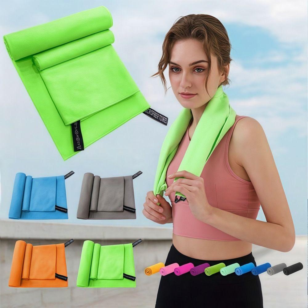Microfiber Sweat-absorbing Towels Compact 76×152CM Fitness Towel Quick-drying Portable Running Towel Sports, Swimming, Etc