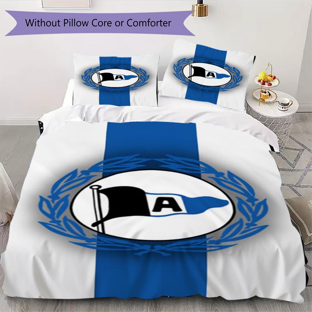 

Arminia Bielefeld Pattern Bedding uilt Set uilt Cover Pillowcase Home Decoration Birthday Gift (1 * duvet cover + 2 * pillowcase without core)09 135x200cm