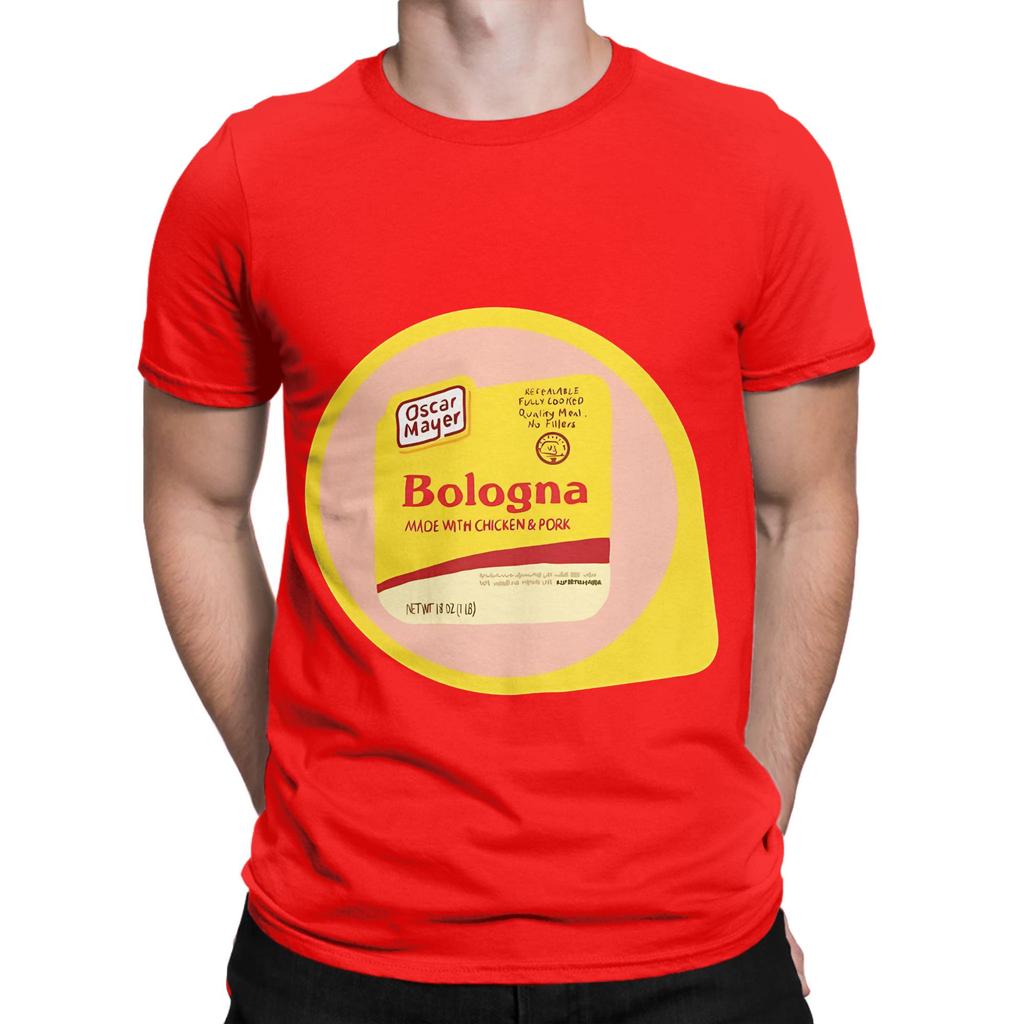 Oscar Mayer Bologna Illustration Lustiges 100% Baumwoll T-Shirt Oscar Mayer T-Shirts Oberteile Für Unisex