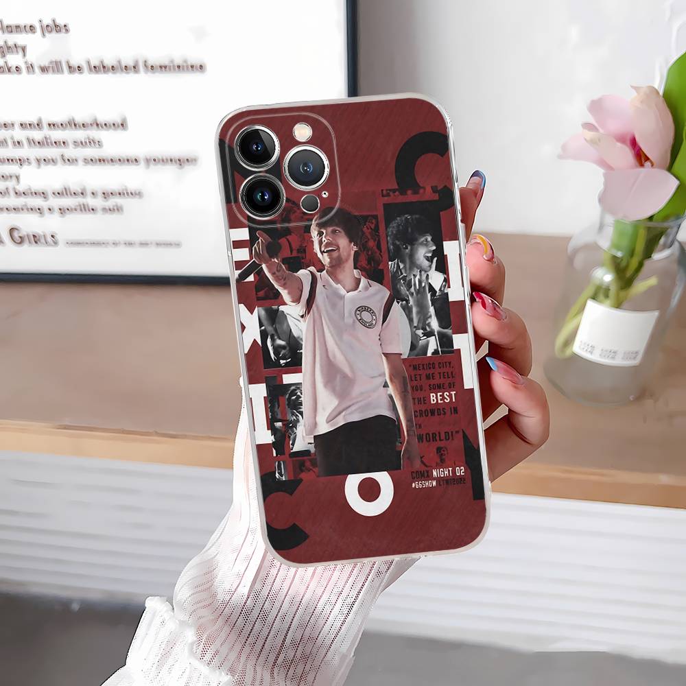 L-Luis M-Miguel Singer For IPhone 17 16 15 14 13 12 11 Pro Max Plus Soft TPU Silicone Back Cover Clear Case