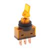 12V Led Toggle Switch 3-Pin 10A 3-Pin Asw-14D Short Handle With Led Lights Waterproof