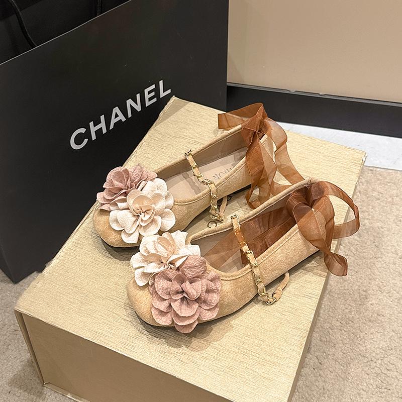 Fashion Flower Women Mary Jane Shoes Elegant Dress Lolita Woman Sandals 2025 New Fashion Cozy Designer Shoes Luxury Soft Chaussure Femme