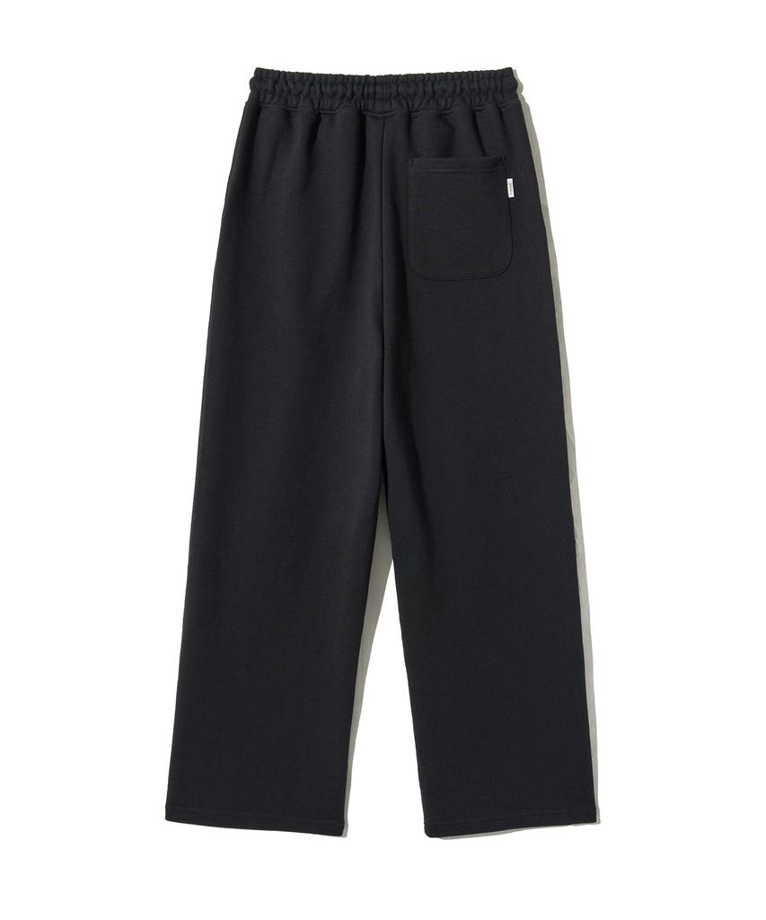 YALE Small Arch One-Tuck Sweatpants_Black