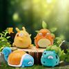6cm Pokemon Spoof Figure Fool Stupid Pikachu Squirtle Bulbasaur Cute Figure Car Decoration Collection Model Children Toys