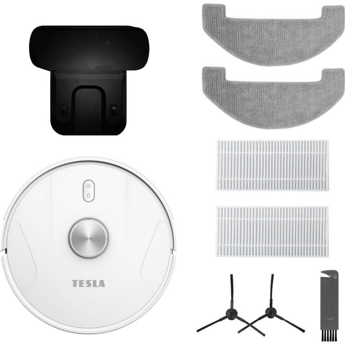 Aspirateur Robot - TESLA - RoboStar iQ700 - Antiallergique - Navigation Laser - Recharge Automatique