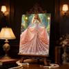 Disney Minnie Oil Painting Style Creative Pearl Painting Art 5D DIY Full Diamond Embroidery Mosaic Cross Stitch Kit Home Room Decoration