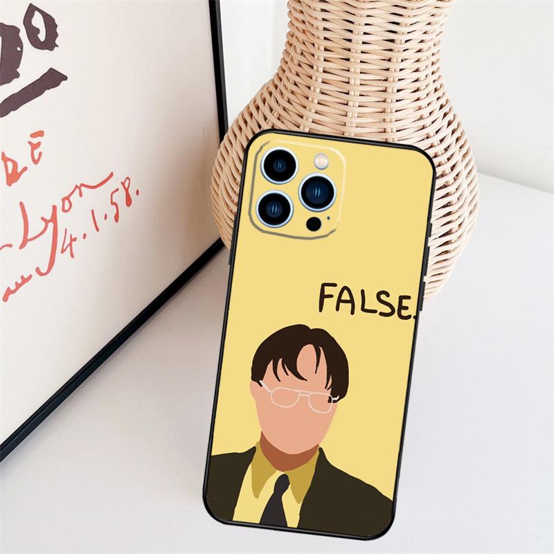 The Office Dunder Mifflin Phone Case For iPhone 15 Pro Max 14 13 12 11 16 Pro Max Mini XR 15 16 Plus 16e Back Cover