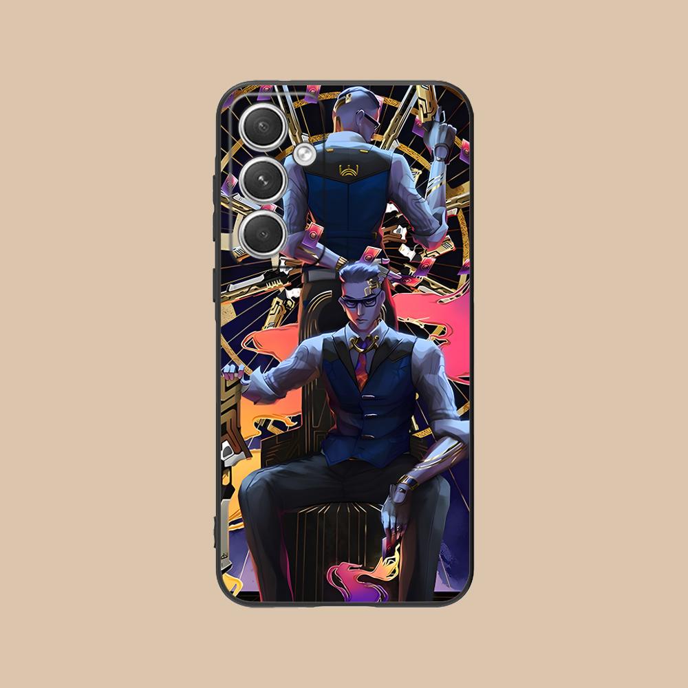 

Valo Chamber Phone Case for Samsung Galaxy S26 S25 S24 S23 S22 S21 S20 Note20 Plus FE Ultra Soft TPU Shockproof Cover Galaxy Note20